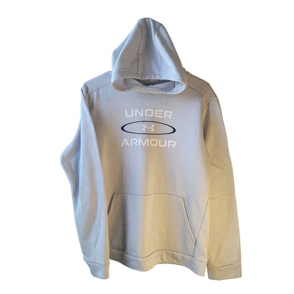 Under Armour Youth Loose Fit Pull Over Hooded Sweatshirt Size YXL - Picture 2 of 13